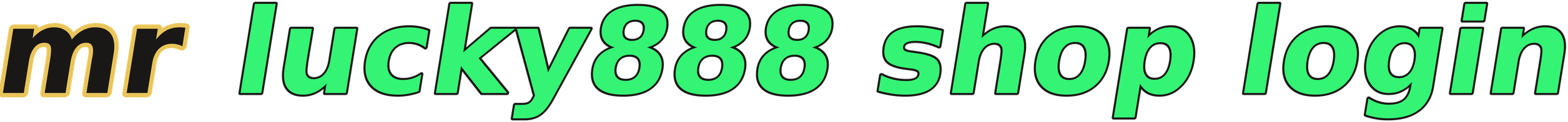 mr lucky888 shop login logo